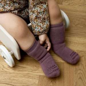 GoBabyGo – Calzini Antiscivolo – Vinaccia