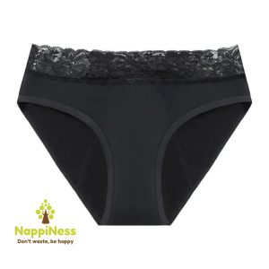 Nappiness – Slip Mestruali Apribili in Bamboo – Pizzo