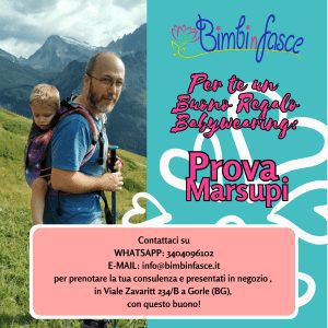 Bimbinfasce – Buono Consulenza Babywearing – Prova Marsupi
