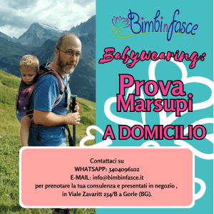 Bimbinfasce – Buono Consulenza Babywearing – Prova Marsupi